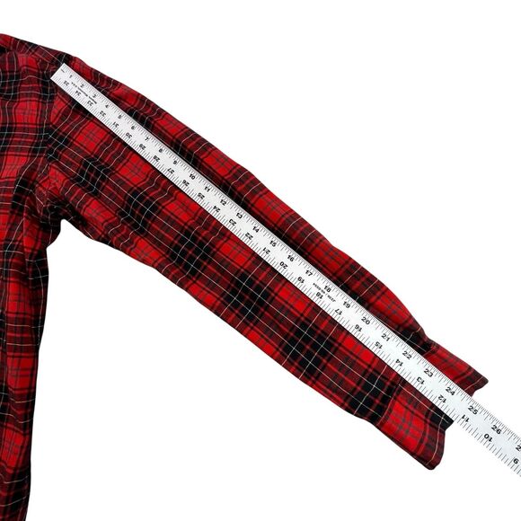 Polo Ralph Lauren Performance Flannel Shirt Mens Medium Classic Fit Tartan Plaid - Picture 11 of 11